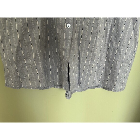 Solitaire Swim Beach Cover Up Tunic Dress Blue Pullover Large - Picture 5 of 8